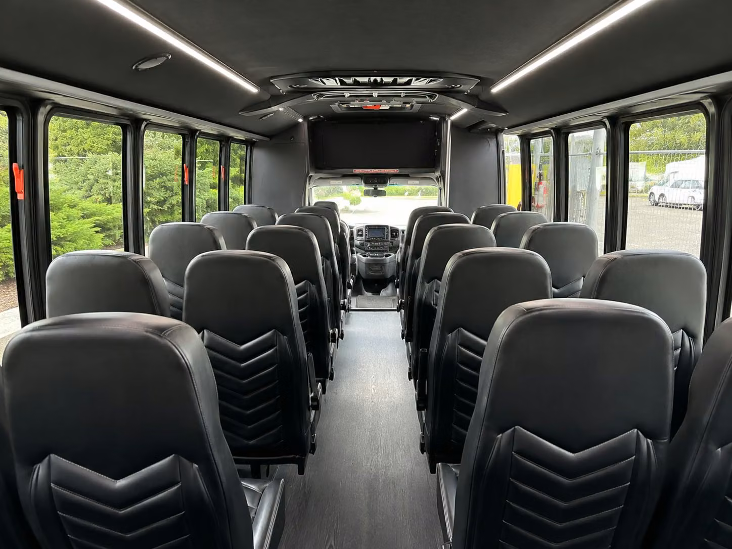 15 passenger minibus inside