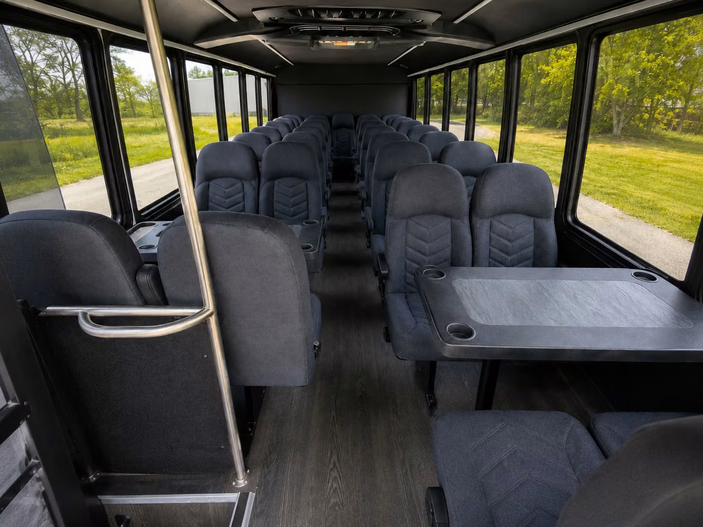 15 passenger minibus interior