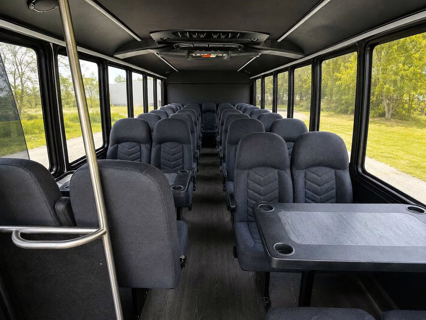18 passenger minibus interior