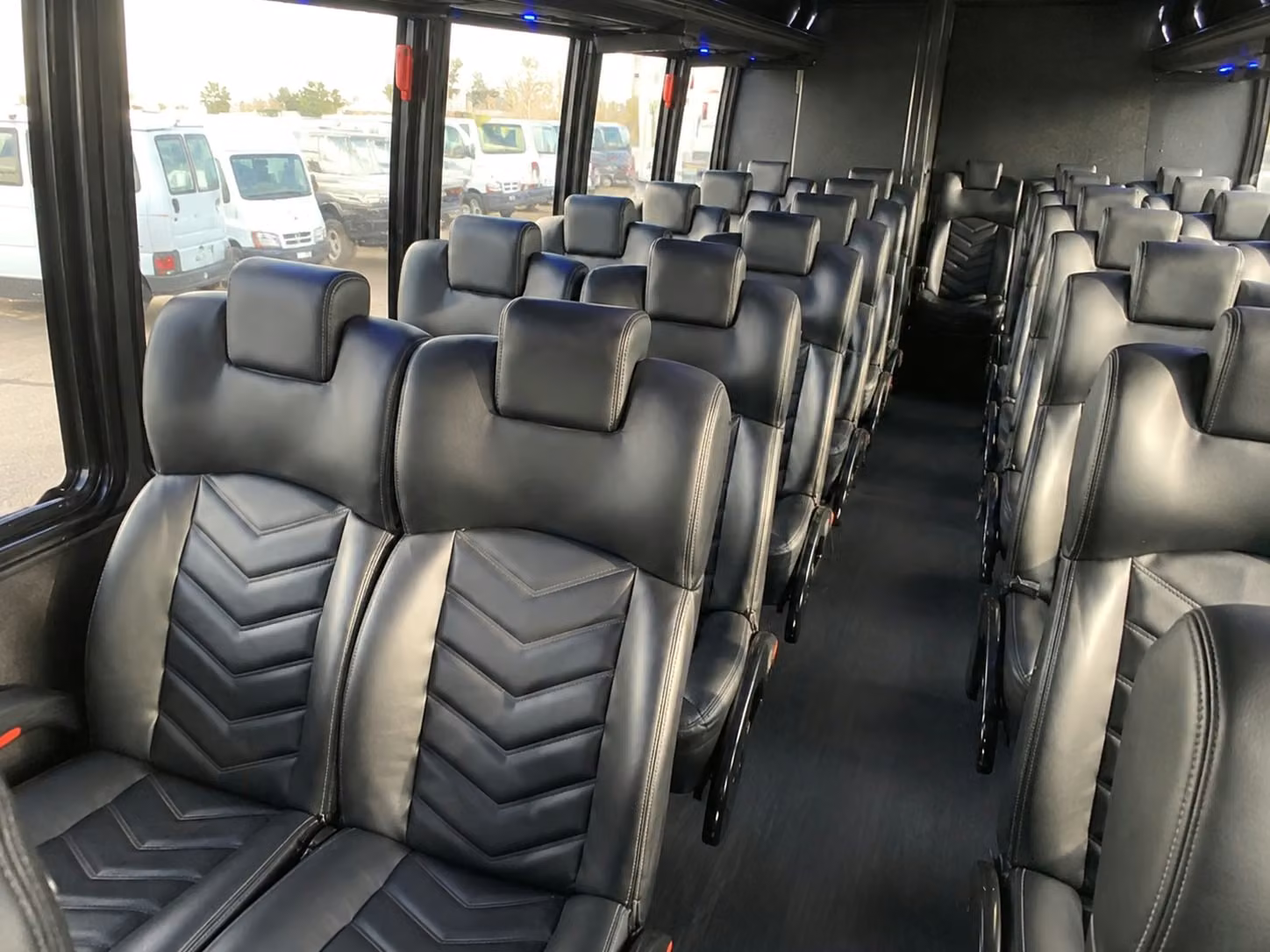 20 passenger minibus interior