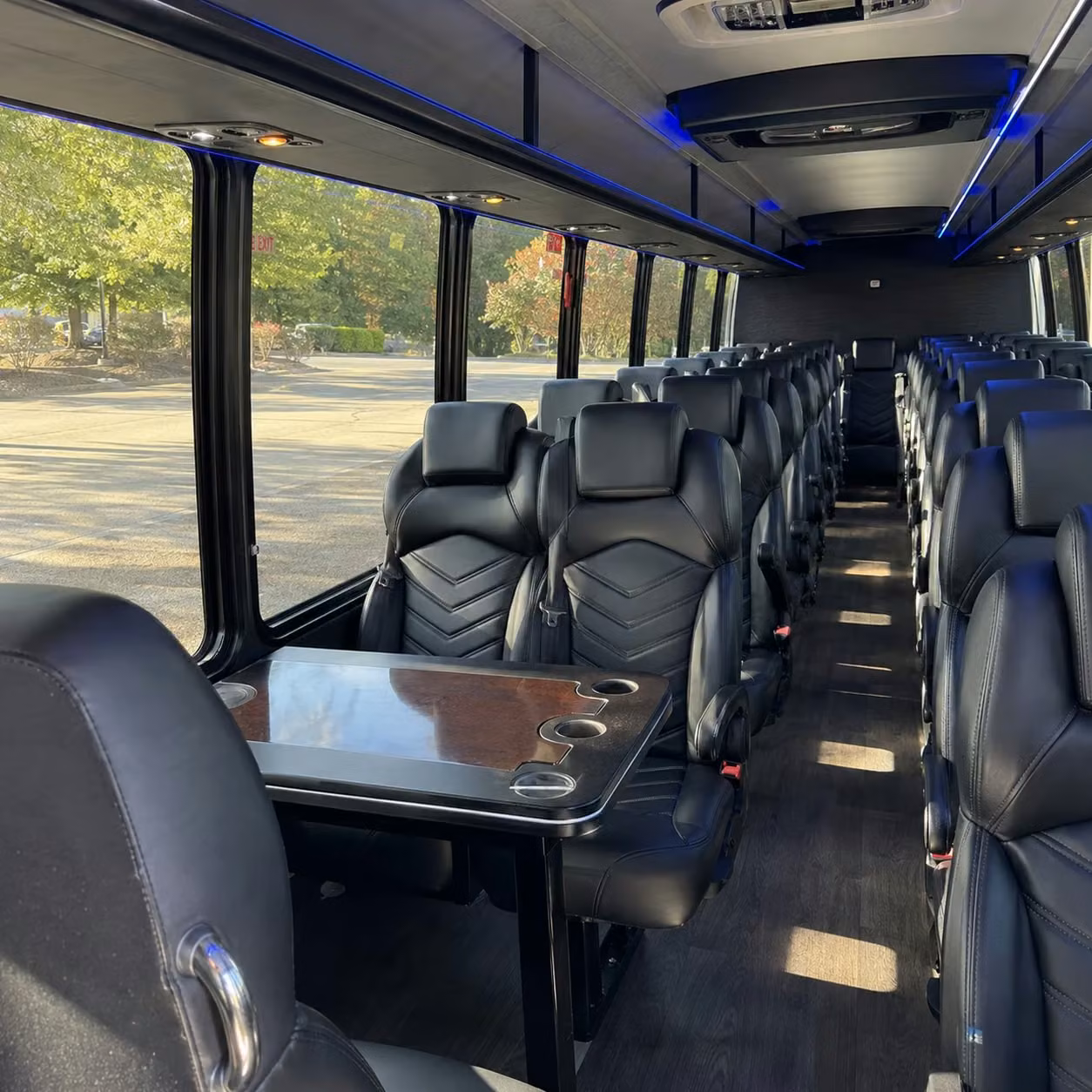 25 passenger minibus inside
