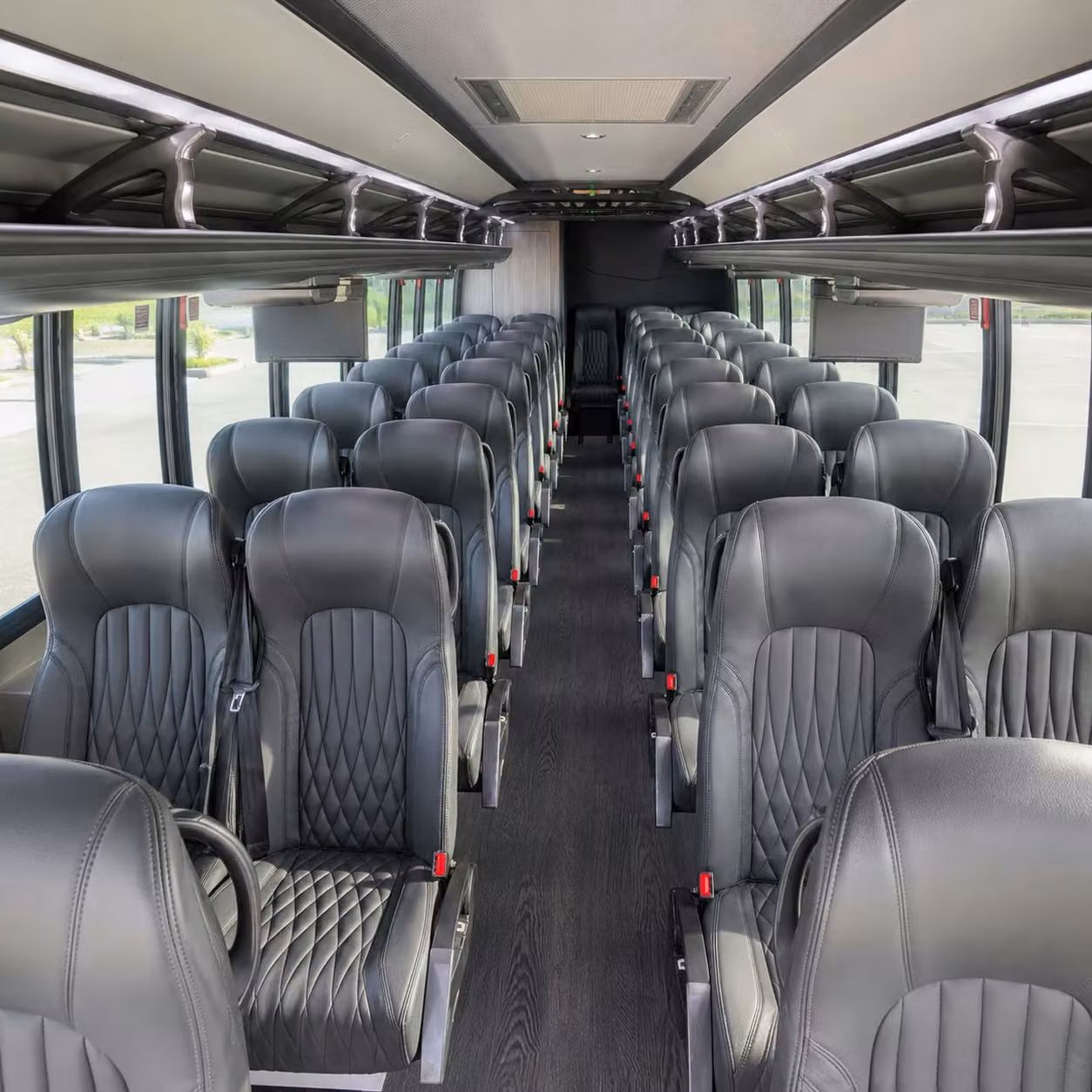25 passenger minibus interior