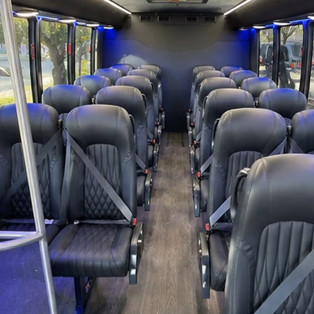 30 passenger minibus interior