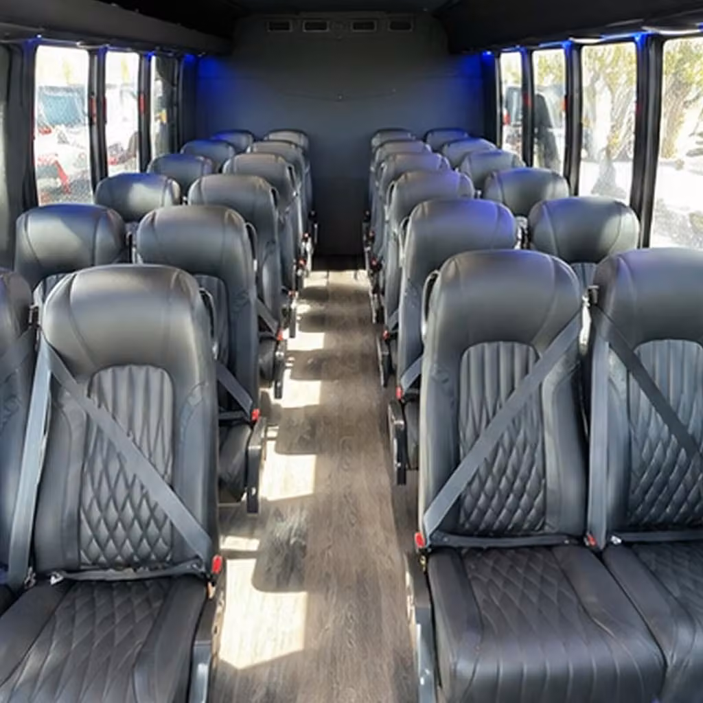 35 passenger minibus inside
