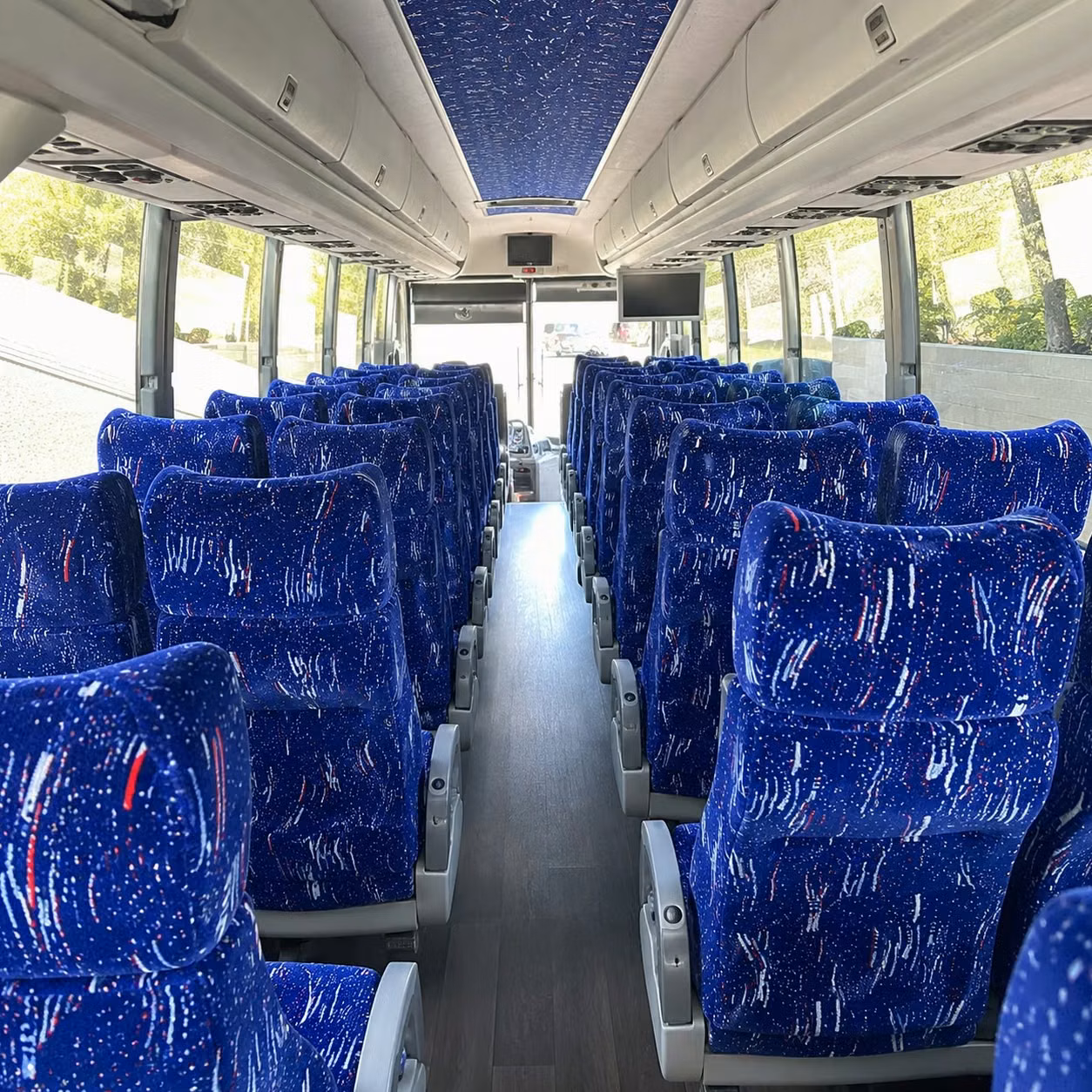 hampton charter bus interior gallery