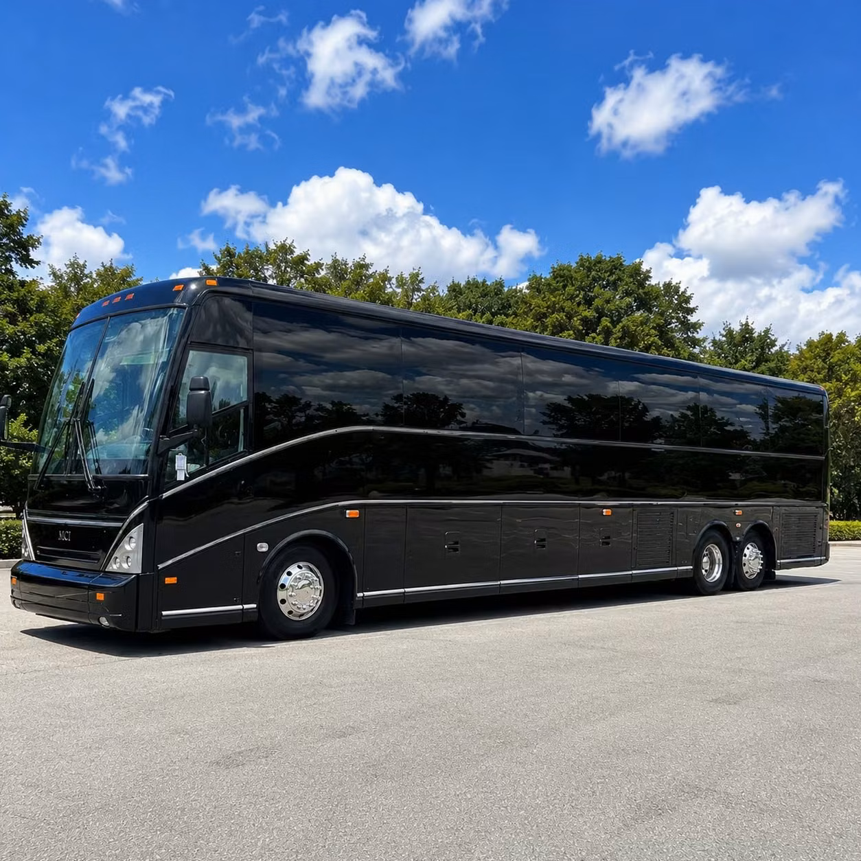hampton charter bus rental fleet