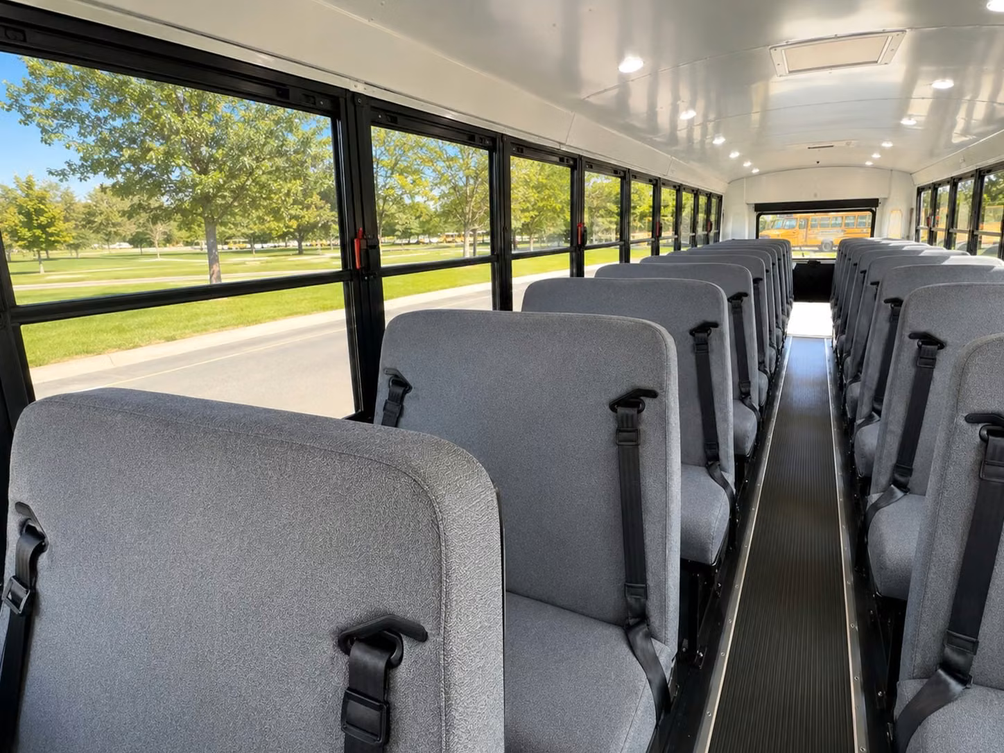 school bus interior